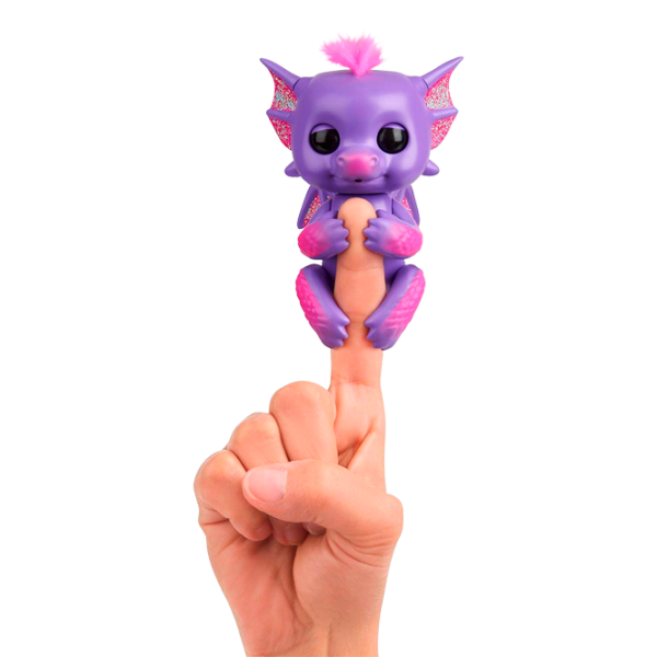 Jucărie WowWee Fingerlings Glitter Dragon 5+/ Pink Violet photo 1