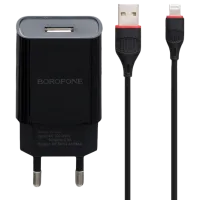 Сетевое зарядное устройство Borofone BA20A Черный