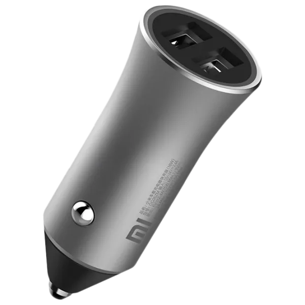 Încărcător auto Xiaomi CC05ZM 2.4 A/ Silver photo 1