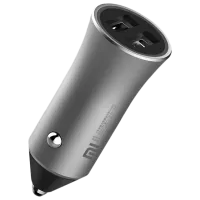 Автомобильное зарядное устройство Xiaomi CC05ZM 2.4 А/ Серебристый