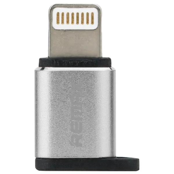 Adapter RA-USB2 Remax microUSB + Lightning Silver photo 1