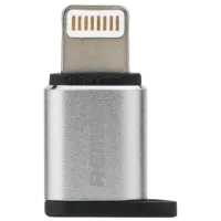 Adapter RA-USB2 Remax microUSB + Lightning Silver