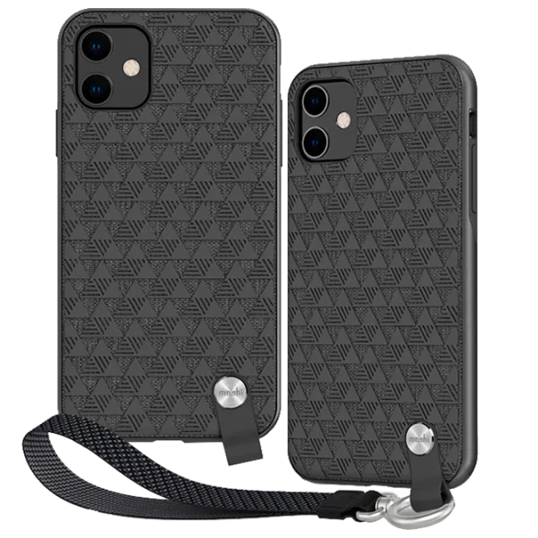 Husă pentru smartphone Apple iPhone 11 Moshi/ Back/ PU/ Black Black photo 1 Husă pentru smartphone Apple iPhone 11 Moshi/ Back/ PU/ Black Black photo 1