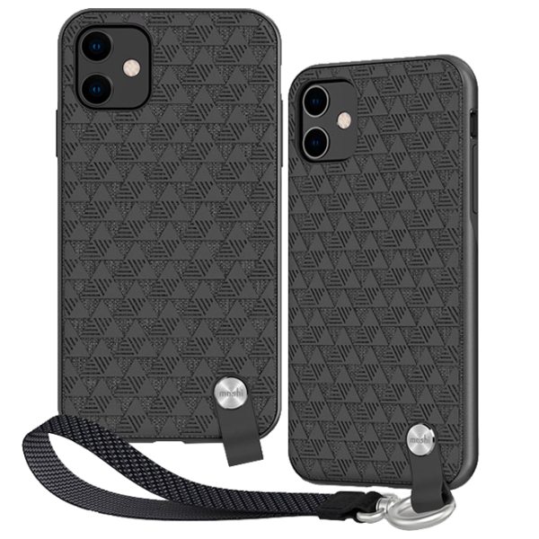 Husă pentru smartphone Apple iPhone 11 Moshi/ Back/ PU/ Black Black photo 1 Husă pentru smartphone Apple iPhone 11 Moshi/ Back/ PU/ Black Black photo 1
