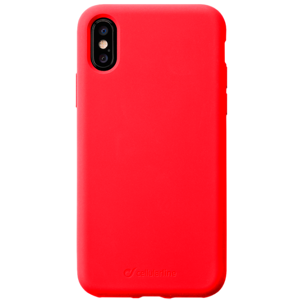 Husă pentru smartphone Apple iPhone X/ XS Luna Aristo/ Back/ Textille, Plastic/ Red photo 1