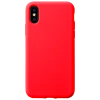 Husă pentru smartphone Apple iPhone X/ XS Luna Aristo/ Back/ Textille, Plastic/ Red