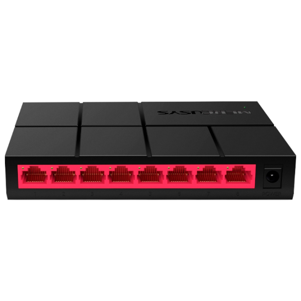 Switch Mercusys MS108G Черный photo 1
