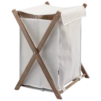 Корзина для белья AQUANOVA Dali dallal 103 л/ Ткань/ Слоновая кость