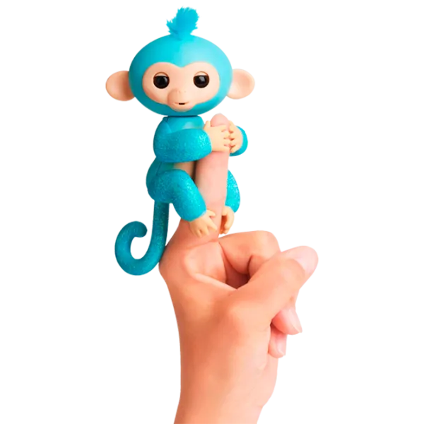 Игрушка WowWee Fingerlings Glitter Monkey 5+/ Бирюзовый photo 1