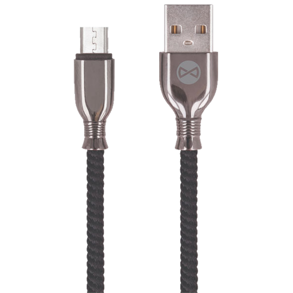 Cablu USB Tornado Forever USB + microUSB 1 m/ Black photo 1
