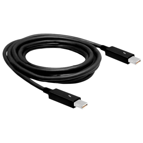 Кабель видео LMP Thunderbolt 2 + Thunderbolt 2 3 м/ Черный photo 1 Кабель видео LMP Thunderbolt 2 + Thunderbolt 2 3 м/ Черный photo 1