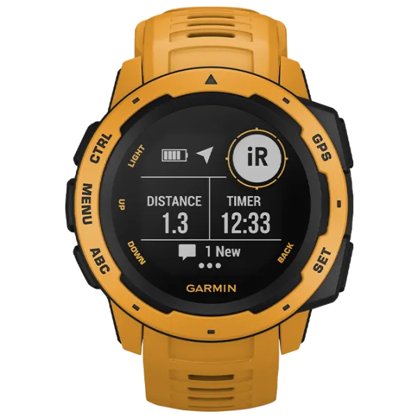 Умные часы Garmin Instinct 0.9"/ 010-02064-03/ Sunburst Желтый photo 1