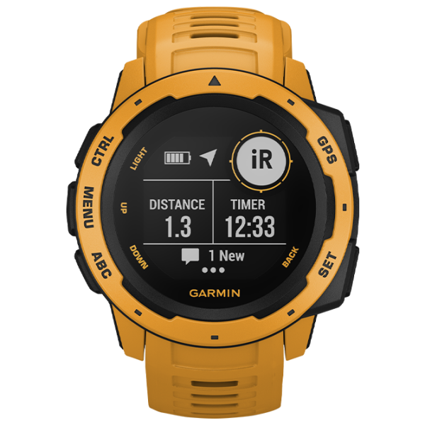 Умные часы Garmin Instinct 0.9"/ 010-02064-03/ Sunburst Желтый photo 1