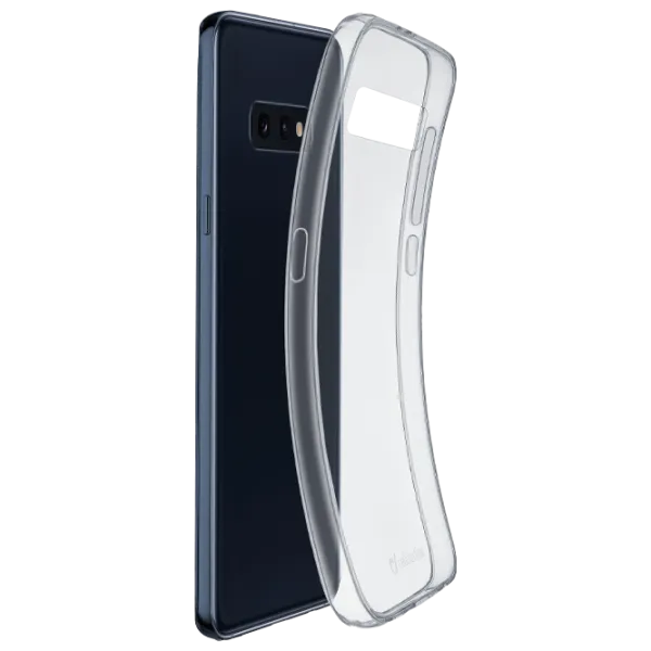 Husă pentru smartphone Samsung Galaxy S10e Cellularline/ Back/ Silicon/ Transparent photo 1