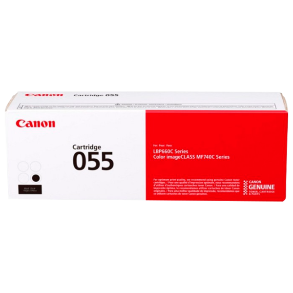 Cartuş Canon CRG-055 Black/ Original/ Laser photo 1