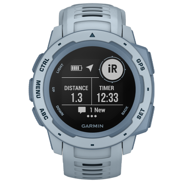 Умные часы Garmin Instinct 0.9"/ 010-02064-05/ Sea Foam Синий photo 1
