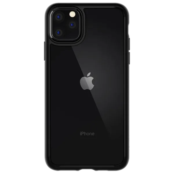 Husă pentru smartphone Apple iPhone 11 Pro Max Spigen/ Back/ Poliuretan/ Policarbonat/ Transparent Black photo 1 Husă pentru smartphone Apple iPhone 11 Pro Max Spigen/ Back/ Poliuretan/ Policarbonat/ Transparent Black photo 1
