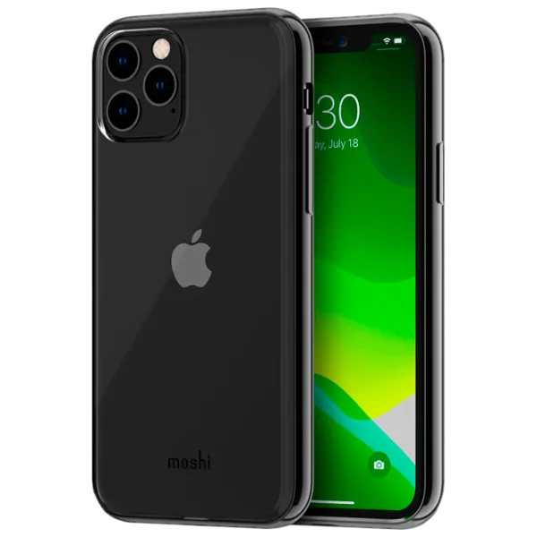 Husă pentru smartphone Apple iPhone 11 Pro Moshi/ Back/ PU/ Black Transparent photo 1
