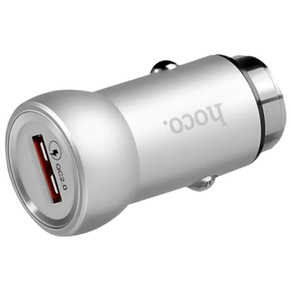 Încărcător auto Hoco Z4 2.1 A/ Silver photo 1
