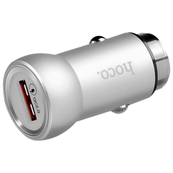 Încărcător auto Hoco Z4 2.1 A/ Silver photo 1