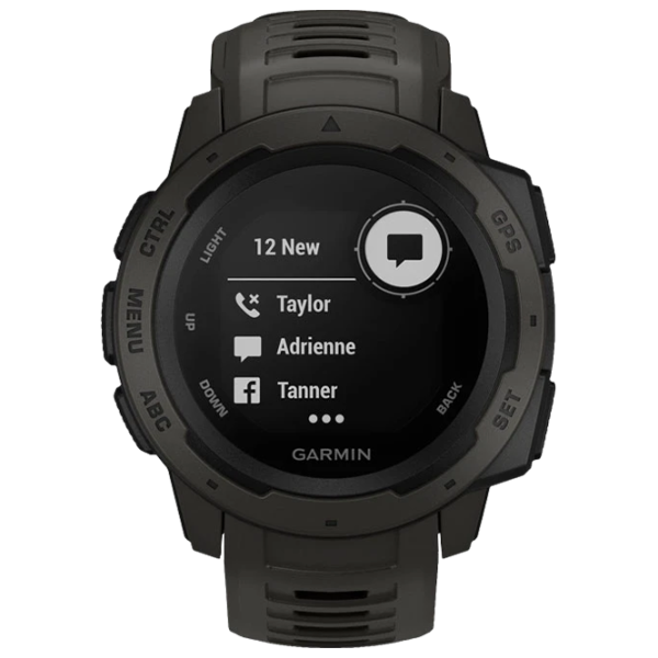 Умные часы Garmin Instinct 0.9"/ 010-02064-00/ Графитовый Черный photo 1