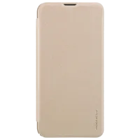 Husă pentru smartphone Samsung Galaxy A10 Nillkin/ Flip Cover/ Leather/ TPU/ Gold