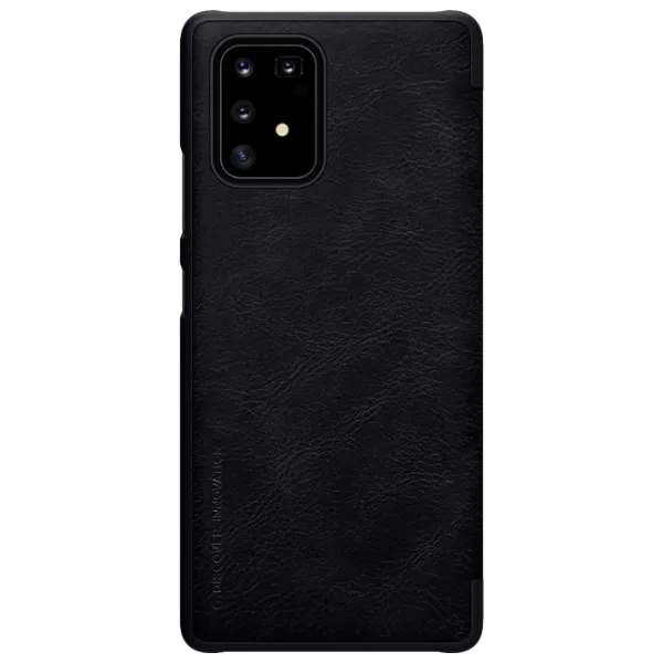 Husă pentru smartphone Samsung Galaxy S10 Lite Nillkin/ Flip Cover/ Leather/ TPU/ Black photo 1