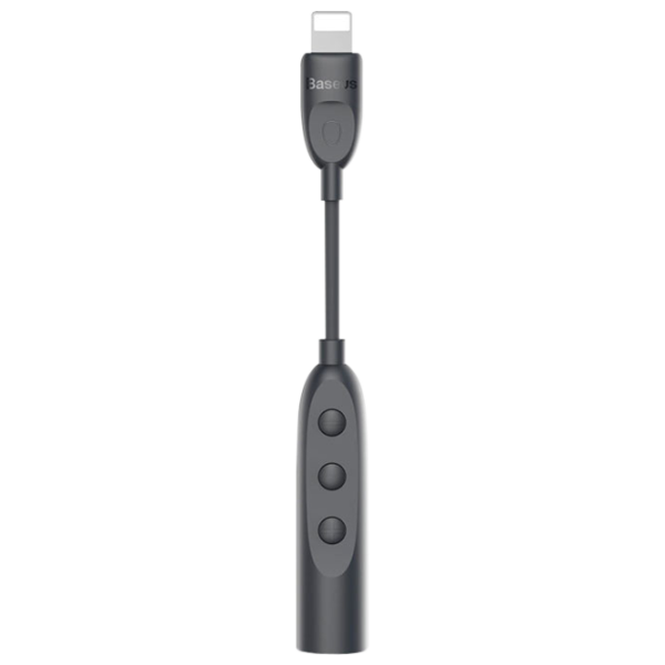 Адаптер B45 Liper Baseus 3.5 mm + Lightning Черный photo 1