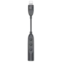 Adapter B45 Liper Baseus 3.5 mm + Lightning Black