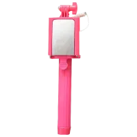 Селфи палка Baseus SUGENT-QP Mini-Jack 3.5 mm/ Розовый