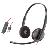 Наушники Plantronics Blackwire C3220 Черный Проводная/ Персональный