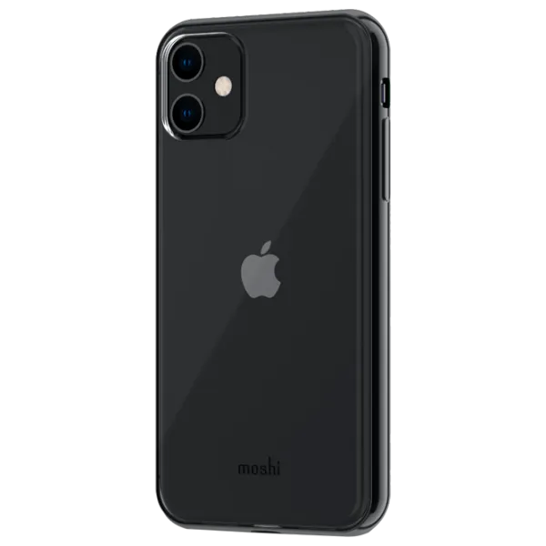 Чехол для смартфона Apple iPhone 11 Moshi/ Back/ PU/ Прозрачный Черный photo 1 Чехол для смартфона Apple iPhone 11 Moshi/ Back/ PU/ Прозрачный Черный photo 1