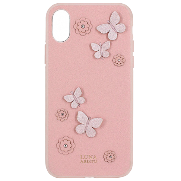 Husă pentru smartphone Apple iPhone XR Luna Aristo/ Back/ Piele/ Pink photo 1 Husă pentru smartphone Apple iPhone XR Luna Aristo/ Back/ Piele/ Pink photo 1