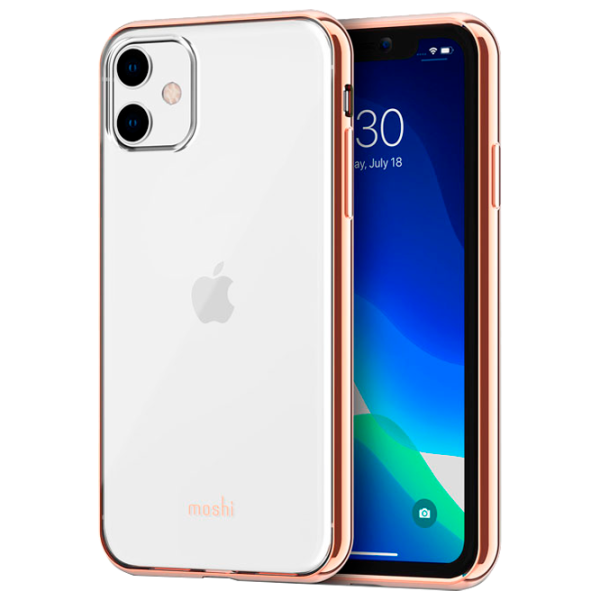 Husă pentru smartphone Apple iPhone 11 Moshi/ Back/ PU/ Transparent Gold photo 1 Husă pentru smartphone Apple iPhone 11 Moshi/ Back/ PU/ Transparent Gold photo 1