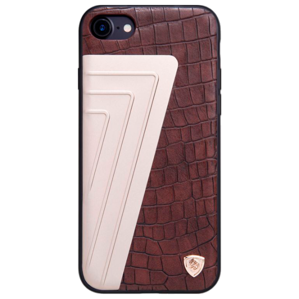 Husă pentru smartphone Apple iPhone 7/ 8/ SE2 Nillkin/ Back/ Leather/ TPU/ Brown photo 1 Husă pentru smartphone Apple iPhone 7/ 8/ SE2 Nillkin/ Back/ Leather/ TPU/ Brown photo 1