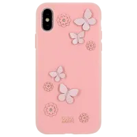 Чехол для смартфона Apple iPhone X/ XS Luna Aristo/ Back/ Кожа/ Светлый Розовый