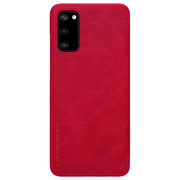 Чехол для смартфона Samsung Galaxy S20 Nillkin/ Back/ PC, Кожа/ Красный photo 1 Чехол для смартфона Samsung Galaxy S20 Nillkin/ Back/ PC, Кожа/ Красный photo 1