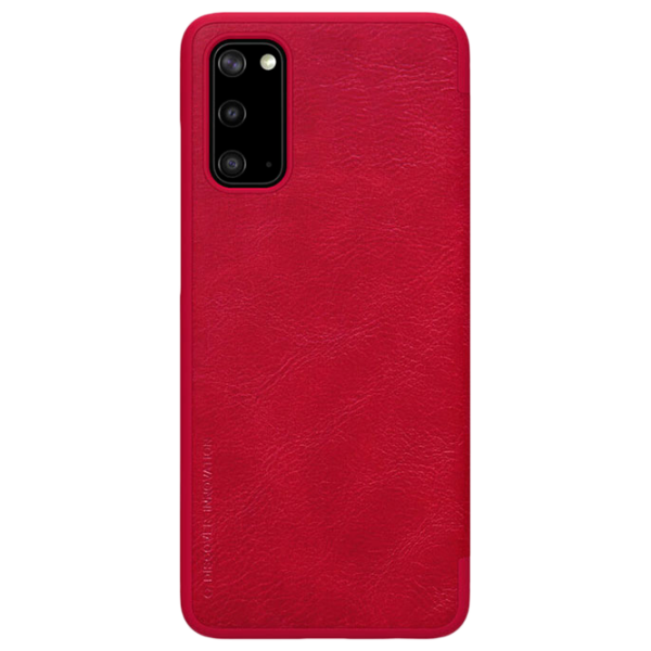 Чехол для смартфона Samsung Galaxy S20 Nillkin/ Back/ PC, Кожа/ Красный photo 1 Чехол для смартфона Samsung Galaxy S20 Nillkin/ Back/ PC, Кожа/ Красный photo 1