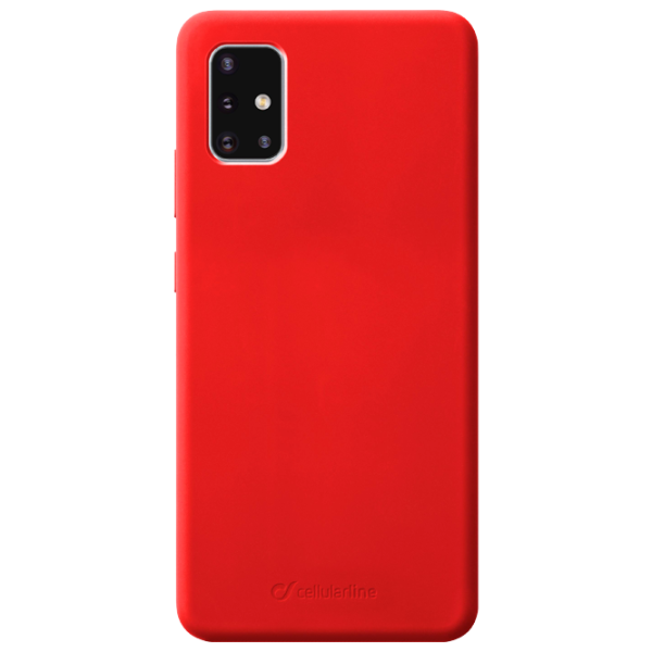 Husă pentru smartphone Samsung Galaxy A71 Cellularline/ Back/ TPU/ Red photo 1