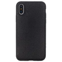 Чехол для смартфона Apple iPhone XS Max Luna Aristo/ Back/ Leather/ TPU/ Черный