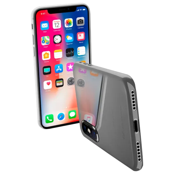 Husă pentru smartphone Apple iPhone XS Cellularline/ Back/ TPU/ Transparent photo 1