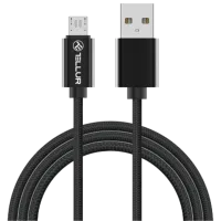Кабель для телефона TLL155303 Tellur USB Type-A + Lightning 2 м/ Черный