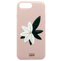 Чехол для смартфона Apple iPhone 8 Plus/ 7 Plus Luna Aristo/ Back/ Кожа/ Черный Розовый