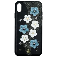 Чехол для смартфона Apple iPhone XS Max Luna Aristo/ Back/ Leather/ TPU/ Черный