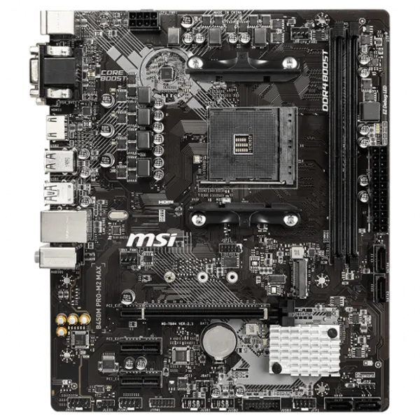 Материнская плата MSI B450M PRO-M2 MAX mATX/ AMD B450 photo 1
