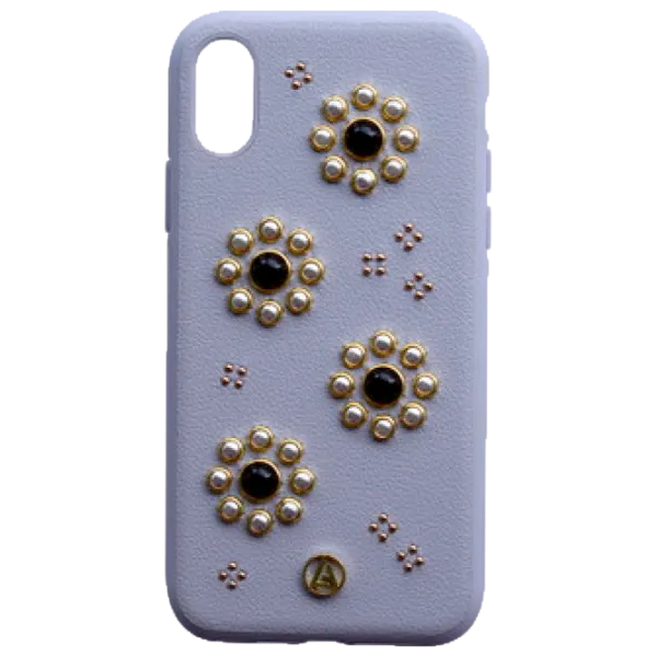 Husă pentru smartphone Apple iPhone X/ XS Luna Aristo/ Back/ Leather/ TPU/ Gray photo 1 Husă pentru smartphone Apple iPhone X/ XS Luna Aristo/ Back/ Leather/ TPU/ Gray photo 1