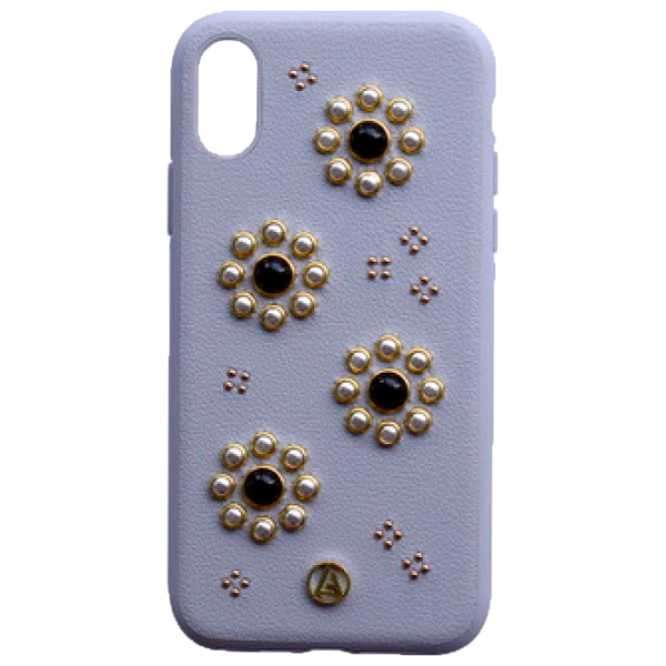 Husă pentru smartphone Apple iPhone X/ XS Luna Aristo/ Back/ Leather/ TPU/ Gray photo 1 Husă pentru smartphone Apple iPhone X/ XS Luna Aristo/ Back/ Leather/ TPU/ Gray photo 1