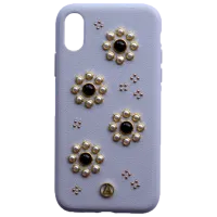 Husă pentru smartphone Apple iPhone X/ XS Luna Aristo/ Back/ Leather/ TPU/ Gray