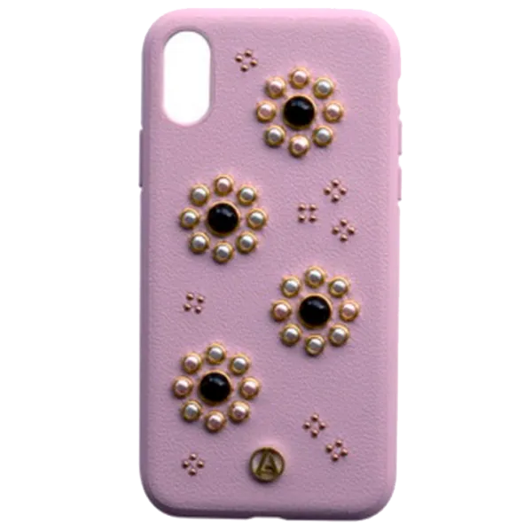 Чехол для смартфона Apple iPhone X/ XS Luna Aristo/ Back/ Кожа/ Coral Розовый photo 1 Чехол для смартфона Apple iPhone X/ XS Luna Aristo/ Back/ Кожа/ Coral Розовый photo 1