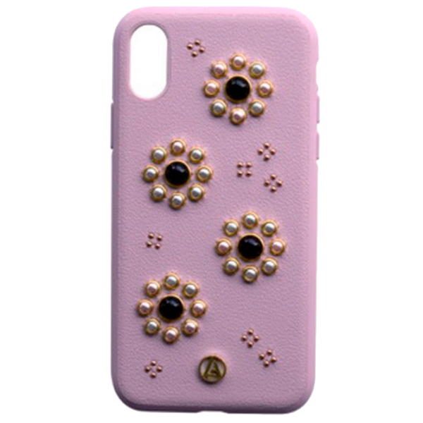 Чехол для смартфона Apple iPhone X/ XS Luna Aristo/ Back/ Кожа/ Coral Розовый photo 1 Чехол для смартфона Apple iPhone X/ XS Luna Aristo/ Back/ Кожа/ Coral Розовый photo 1